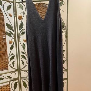 Eileen Fisher charcoal merino wool jump suit.